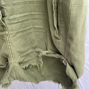 One Teaspoon Bandit Short Overalls Olive Medium